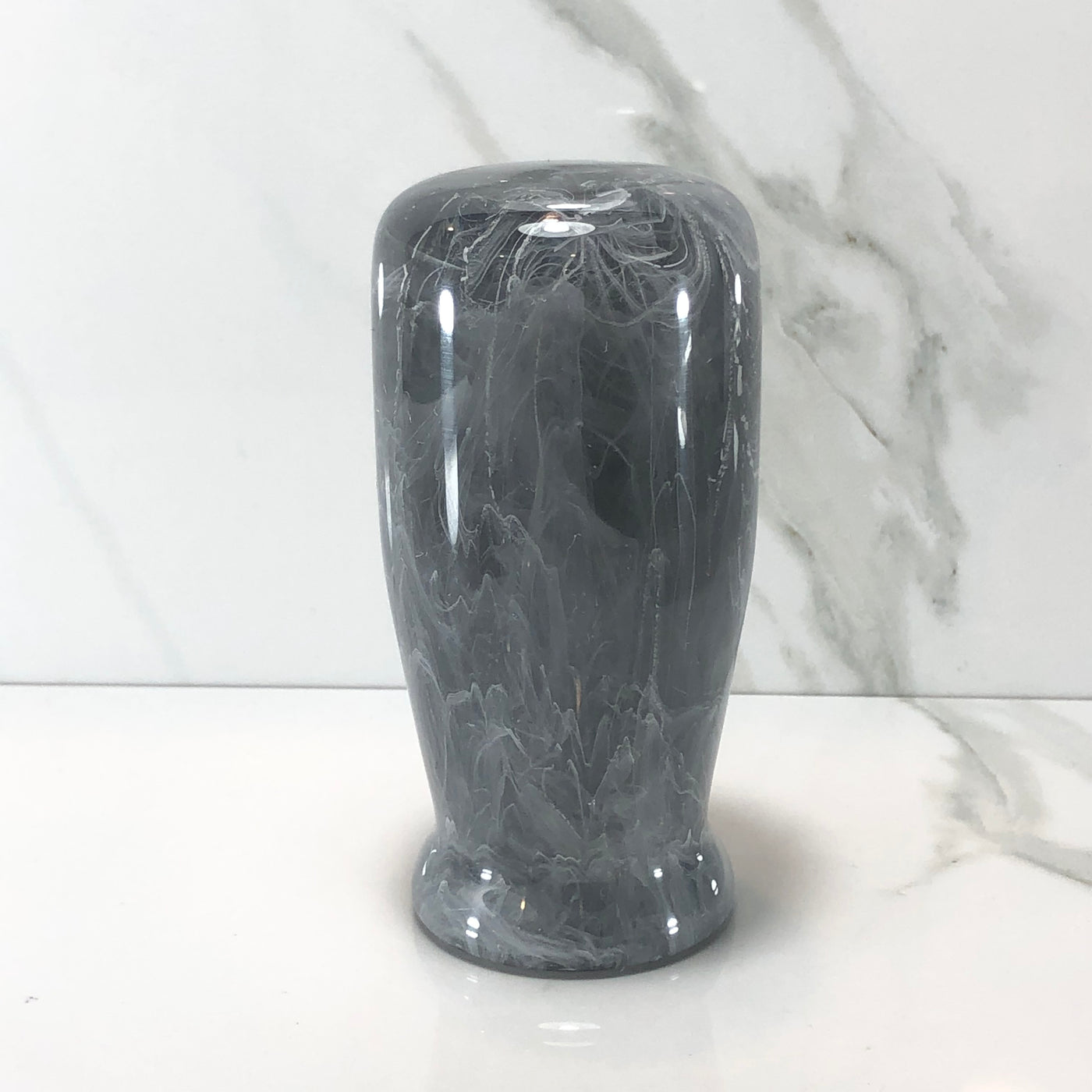 95mm White Resin Shift Knob — 3.5 in, 12mm x 1.25
