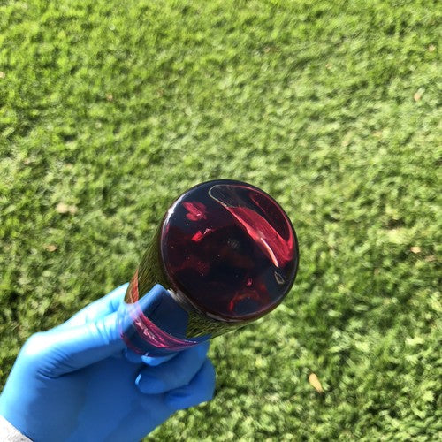 95mm Black Red Rose