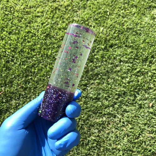 127mm Purple Glitter Butterfly