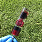 95mm Black Red Rose