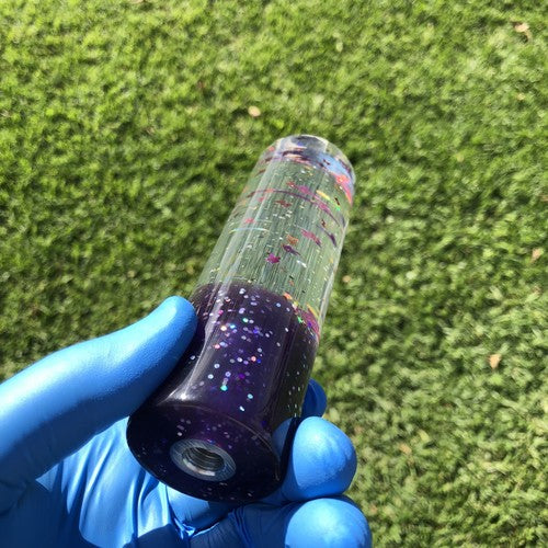 127mm Purple Glitter Butterfly