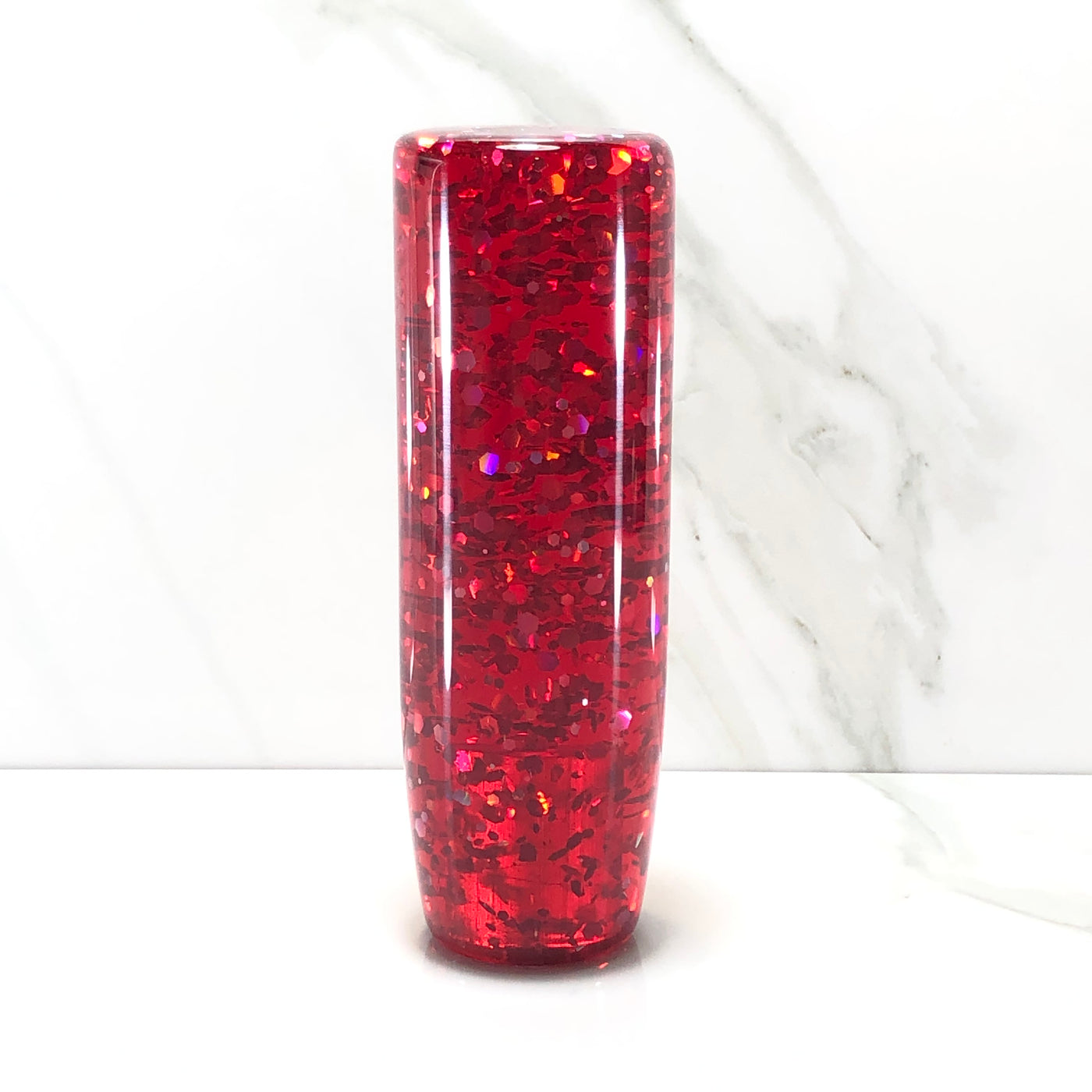 115mm Red Joystick Resin Shift Knob — 4.5 in, 12mm x 1.25