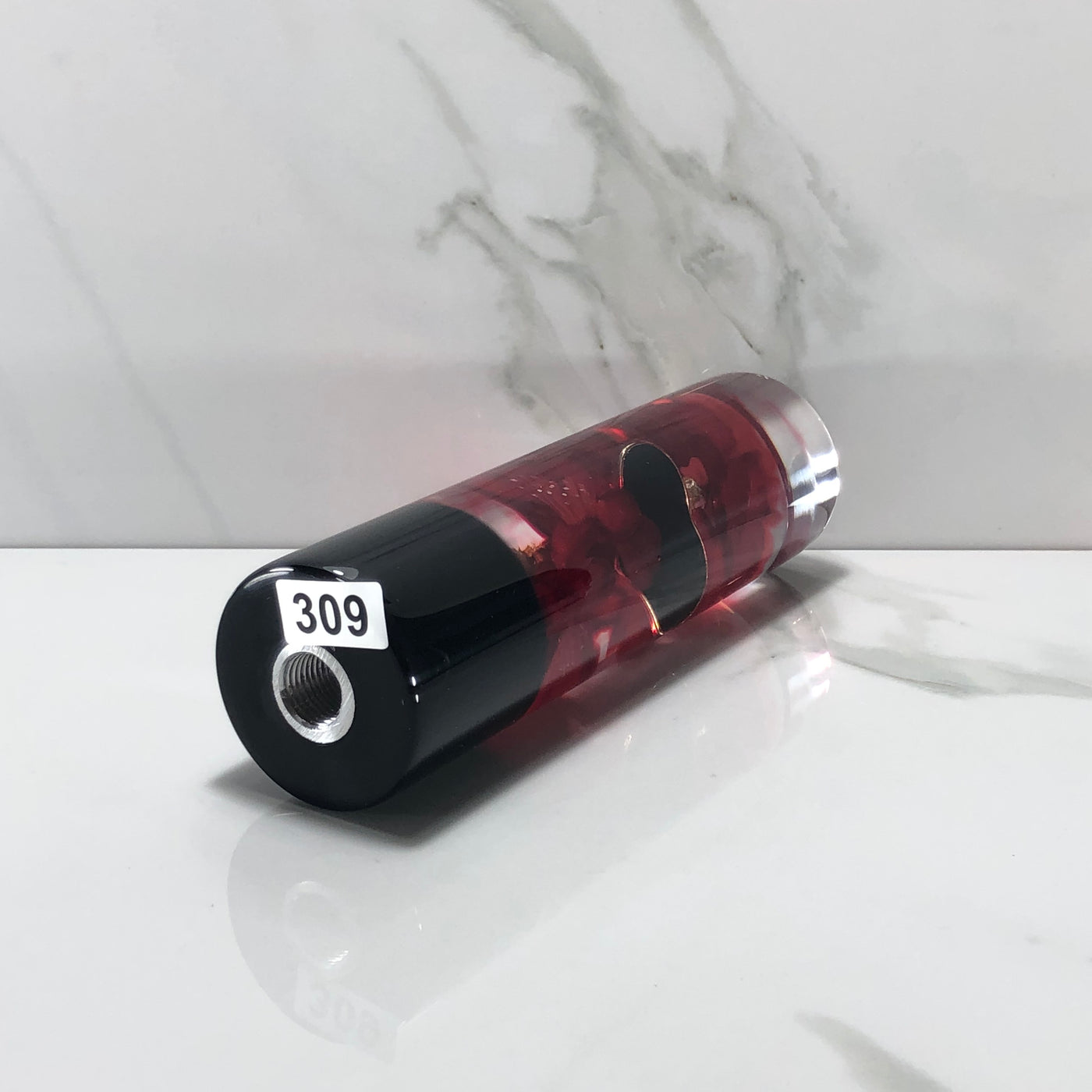 140mm Blossom Heart Resin Shift Knob — 5.5 in, 12mm x 1.25