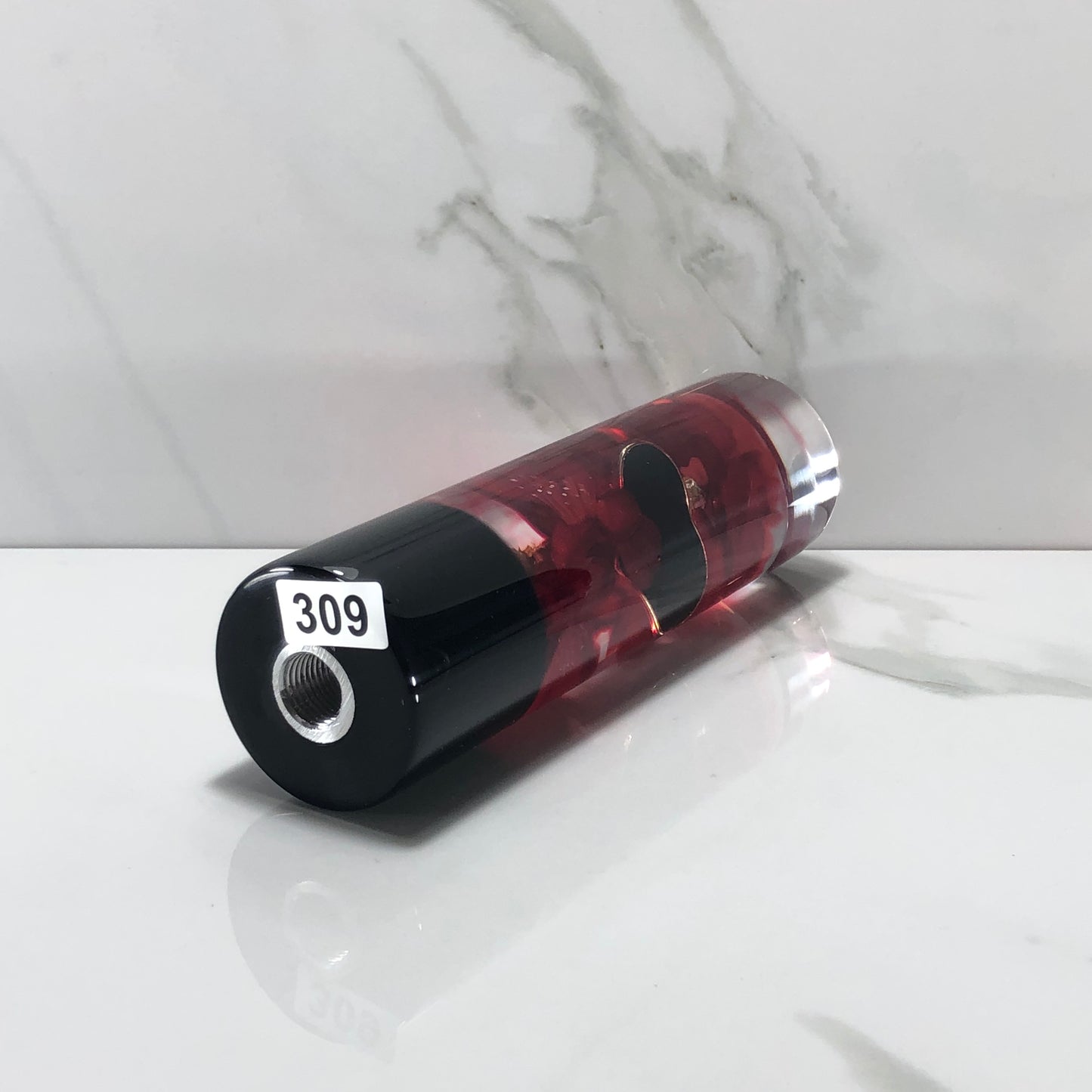 Mr__Grip 5 3/4 Resin Custom Shift Knob Bleeding Red Cherry Blossom Heart Charm JDM