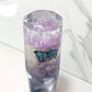 Mr__Grip 4 1/2 Inch Resin Custom Shift Knob faucet cut purple Cherry Blossom #435