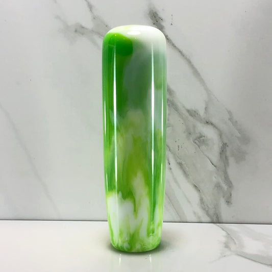 Mr__Grip Resin Shift Knob 140MM Green White Pastel Swirl