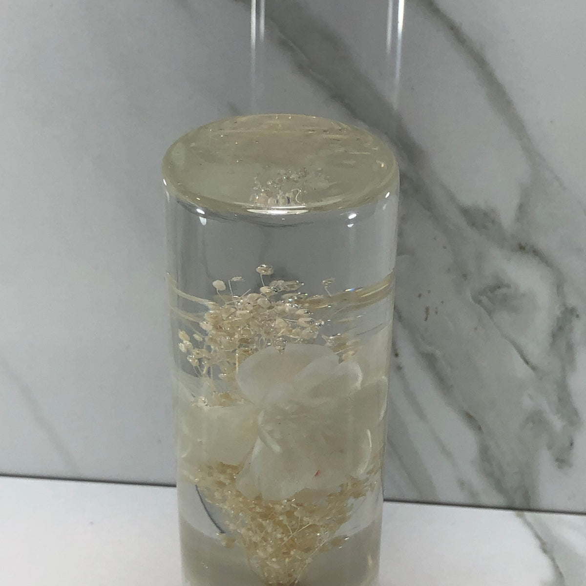 115mm Off White Stardust Resin Shift Knob — 4.5 in, 12mm x 1.25
