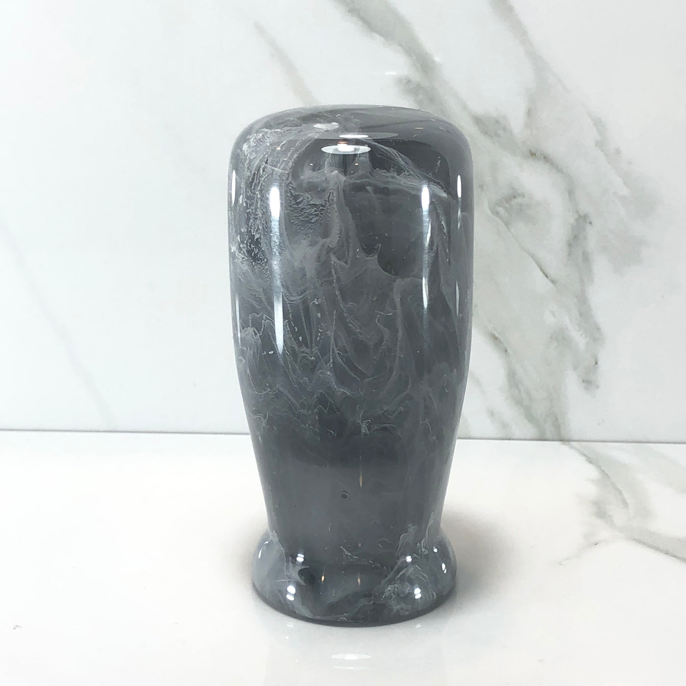 95mm White Resin Shift Knob — 3.5 in, 12mm x 1.25