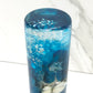 Mr__Grip 4 1/2 Inch Resin  Custom Shift Knob Teal Cherry Blossom JDM