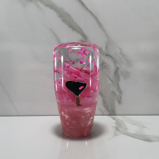 Mr__Grip 3 1/2 Inch Resin Custom Shift Knob Pink Cherry Blossom  JDM