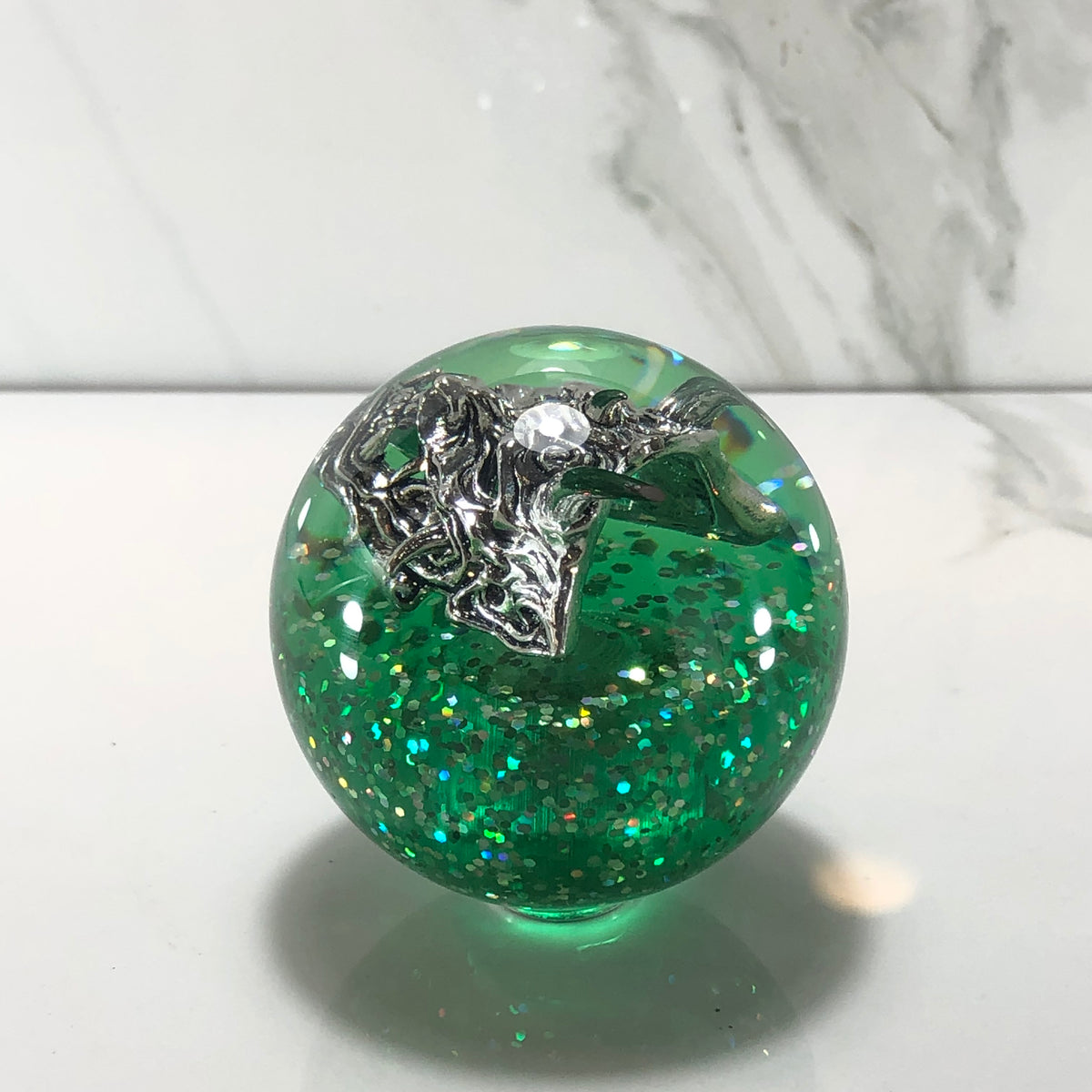 60mm Oni Mask Resin Shift Knob — 2.4 in, 12mm x 1.25