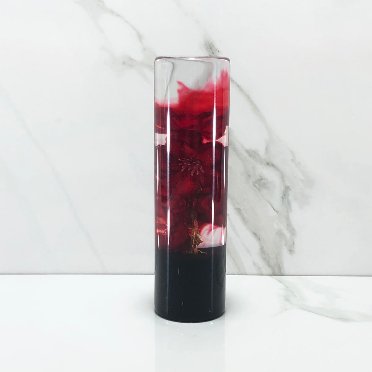 140mm Blossom Heart Resin Shift Knob — 5.5 in, 12mm x 1.25