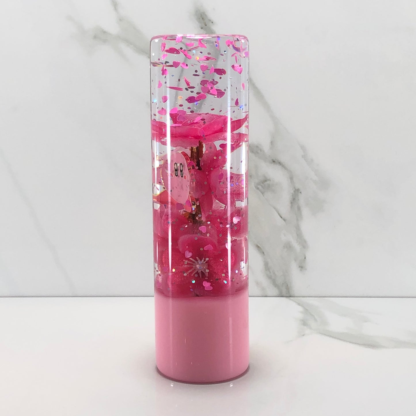 Mr__Grip 5 3/4 inch resin light pink cherry blossom Kirby