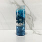 Mr__Grip 4 1/2 Inch Resin  Custom Shift Knob Teal Cherry Blossom JDM