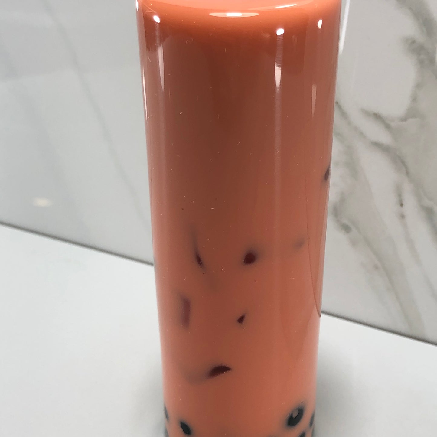 Mr__Grip 4 1/2 Inch Resin Custom Shift Knob Thai iced Tea with boba  JDM