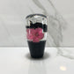 Mr__Grip 3 1/2 Inch Resin Custom Shift Knob black pink Cherry Blossom  JDM