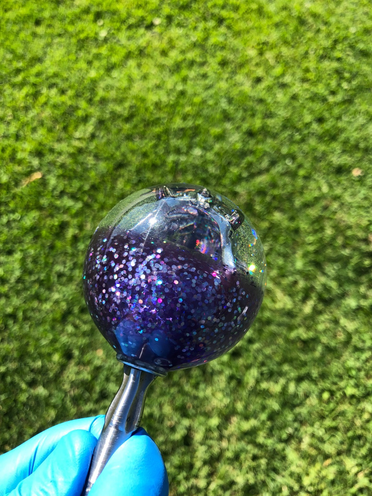 60mm Purple Oni Mask