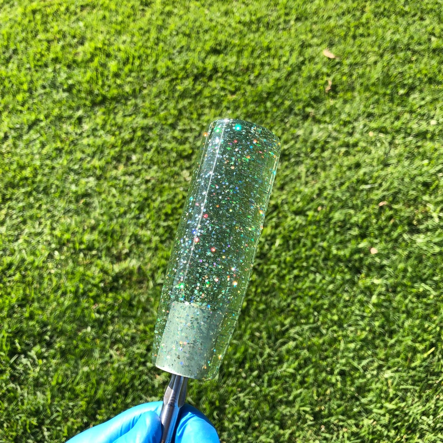 115mm Green Glitter Glitter