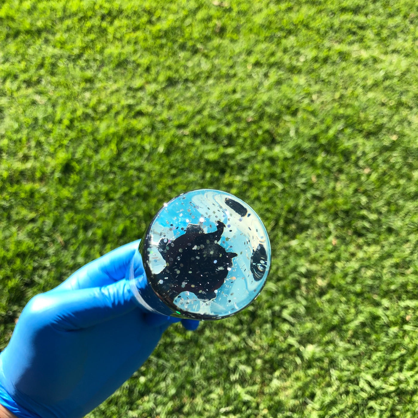 140mm Black White Cherry Blossom