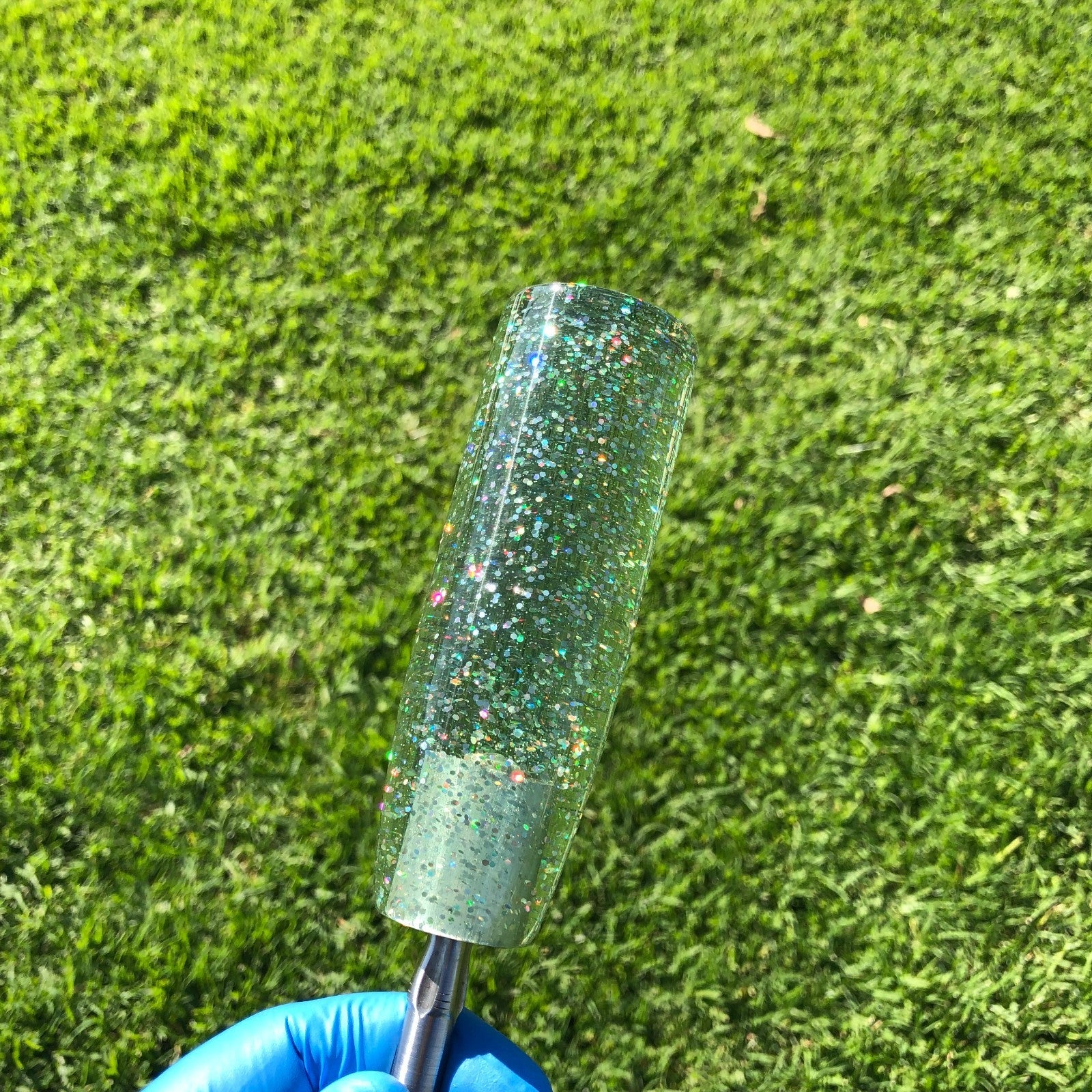 115mm Green Glitter Glitter