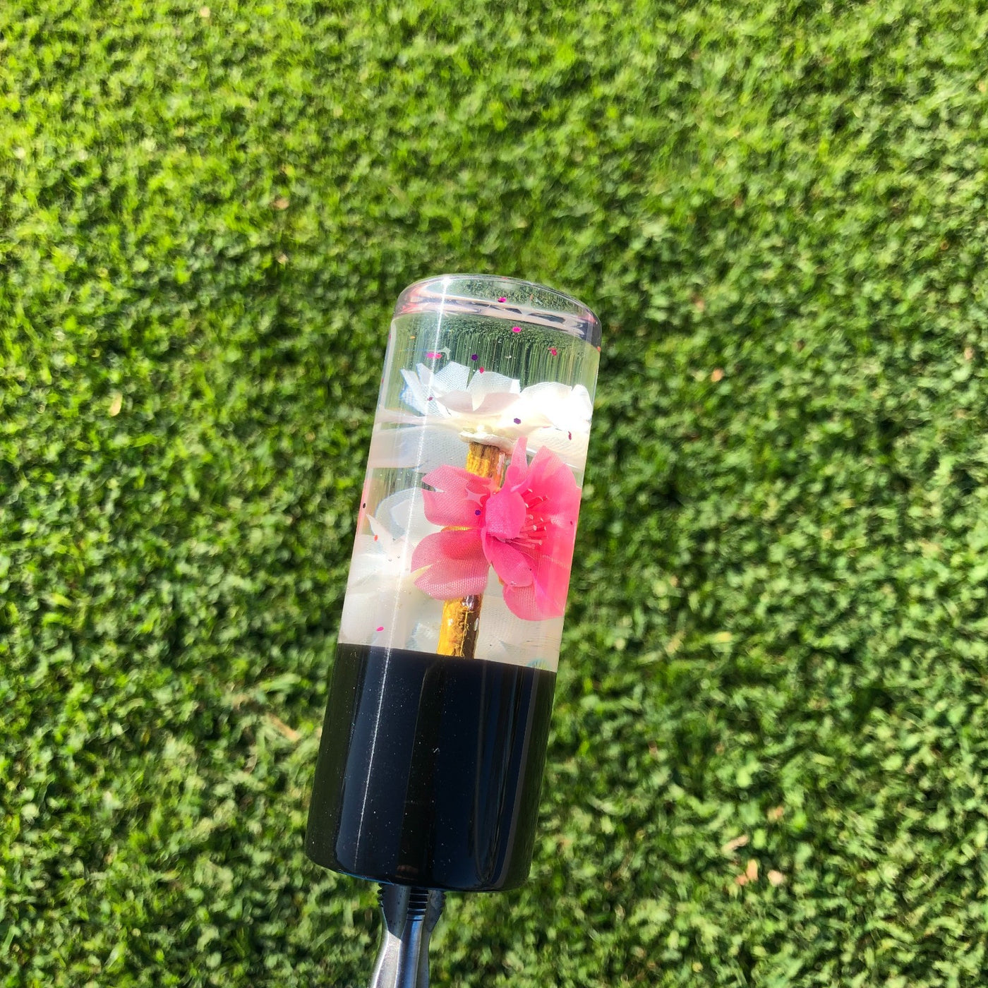95mm White Pink Blossom