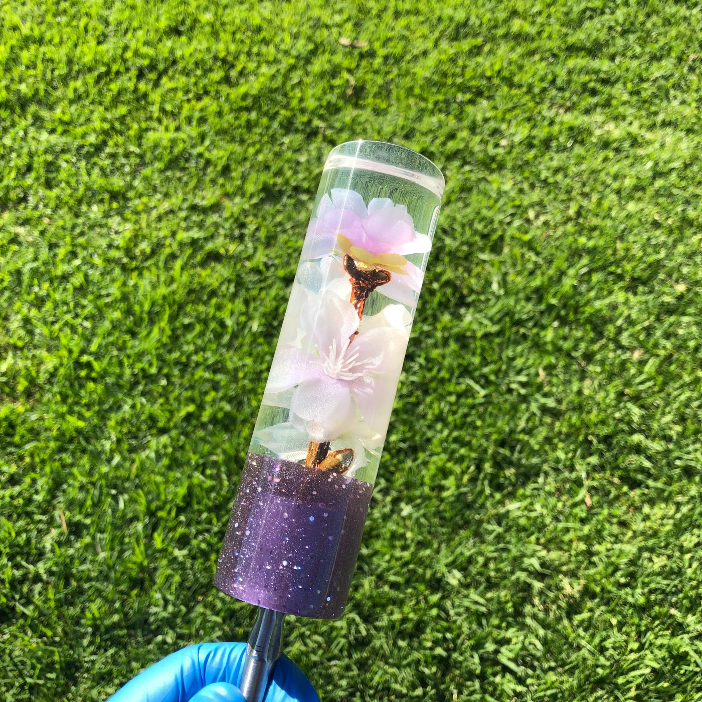 140mm Purple White Cherry Blossom