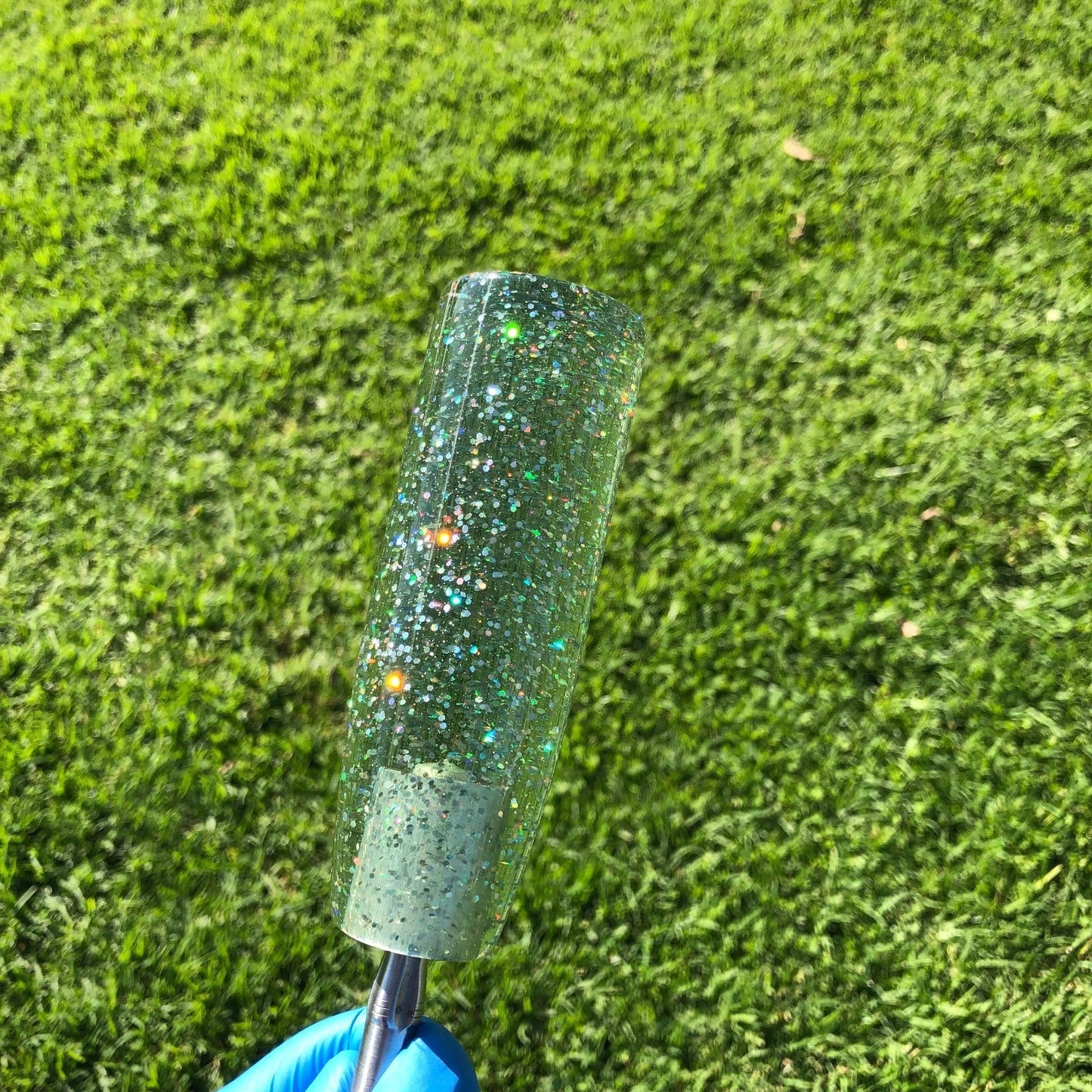 115mm Green Glitter Glitter