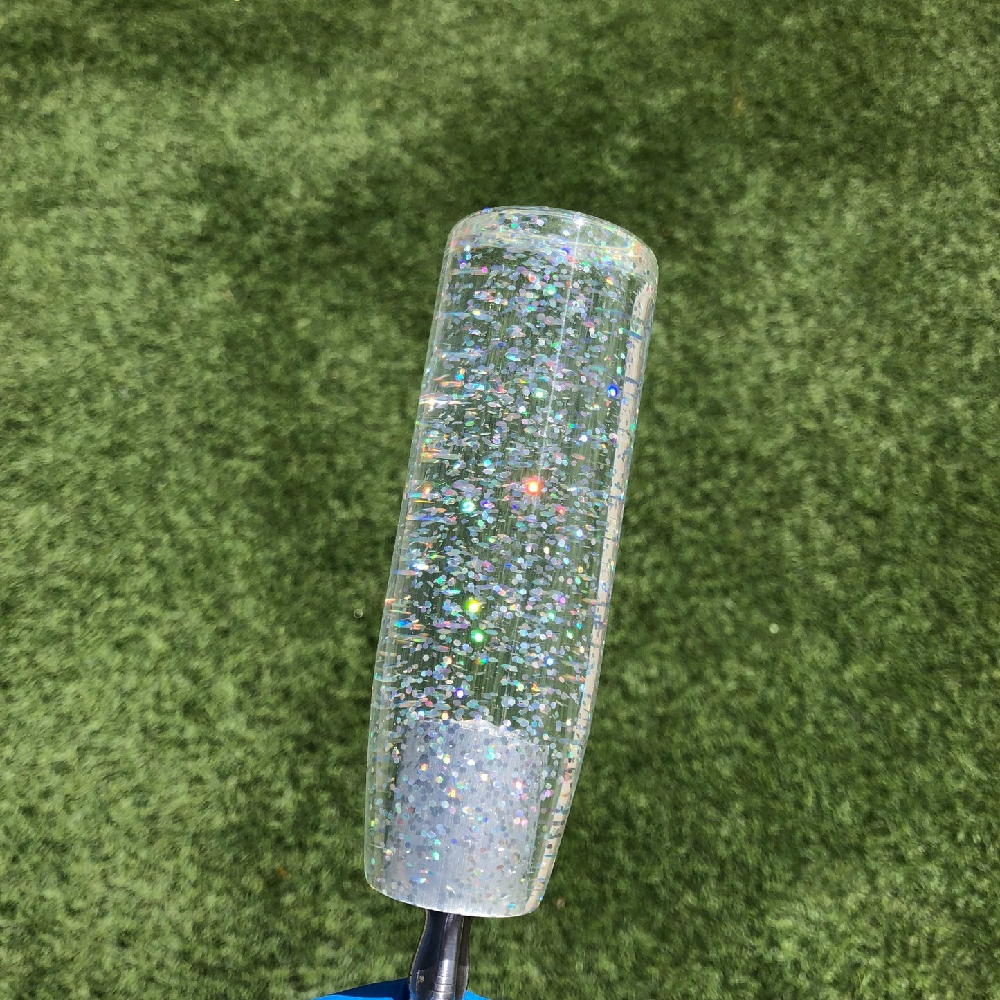 115mm Silver Glitter Joystick
