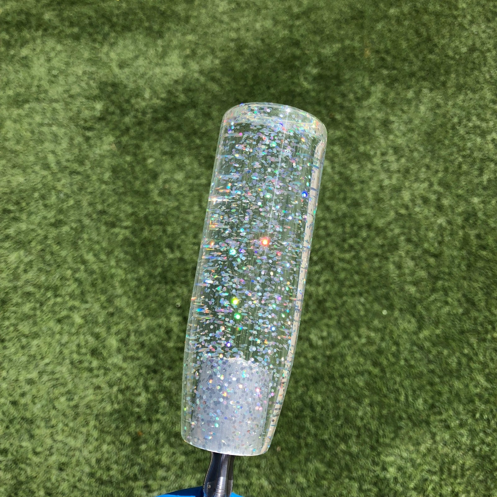115mm Silver Glitter Joystick