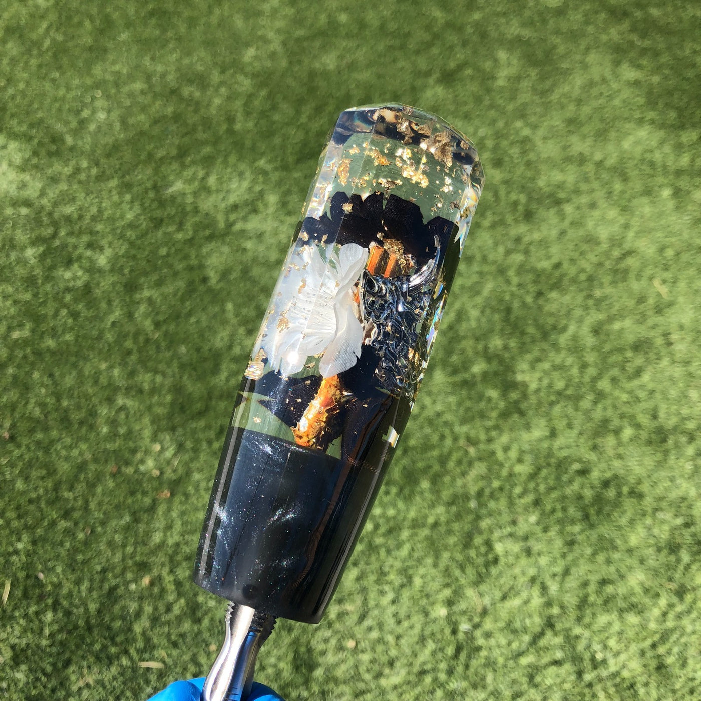 115mm Black White Gold Leaf Gold Leaf