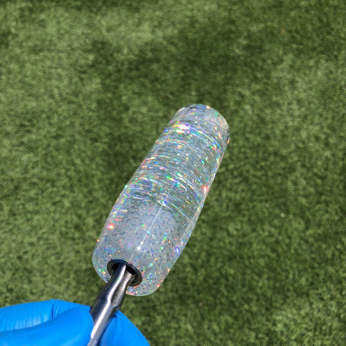 115mm Silver Glitter Joystick