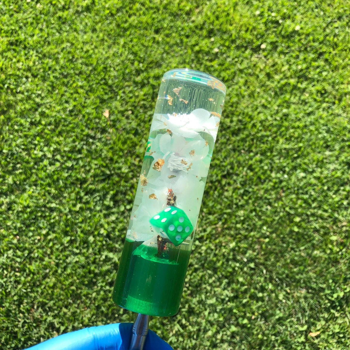 140mm Green Dice