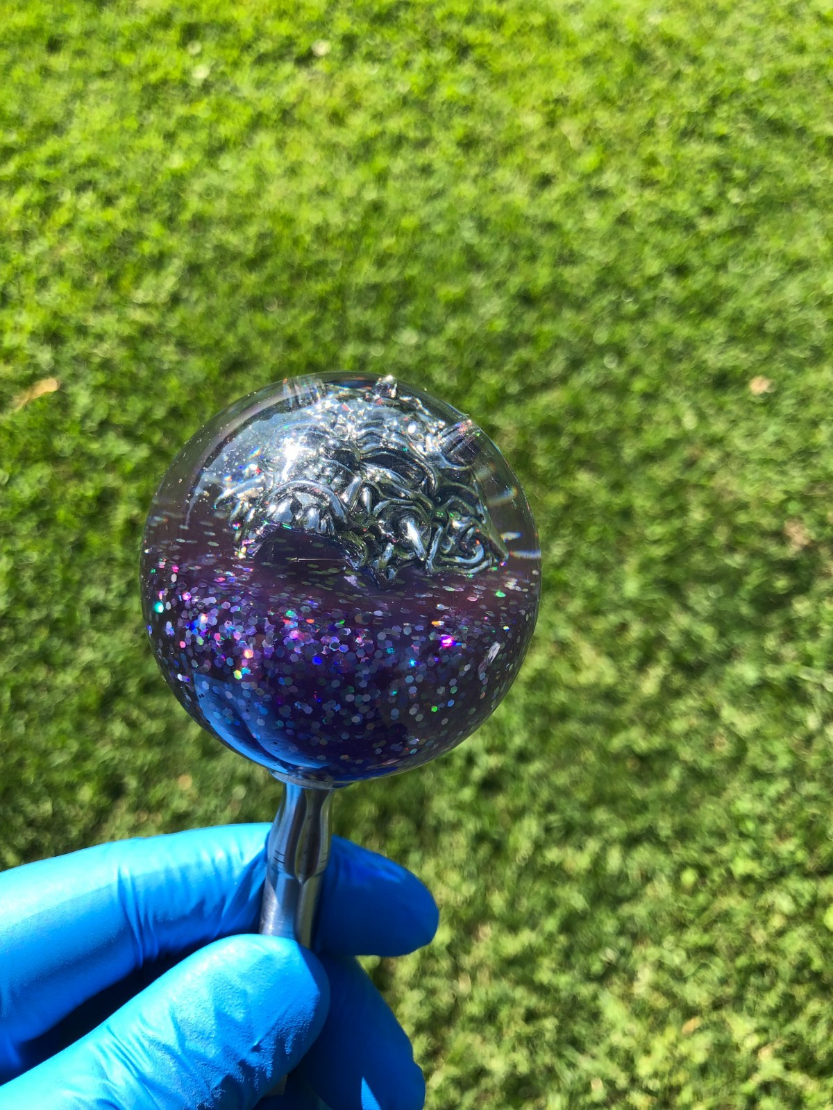 60mm Purple Oni Mask