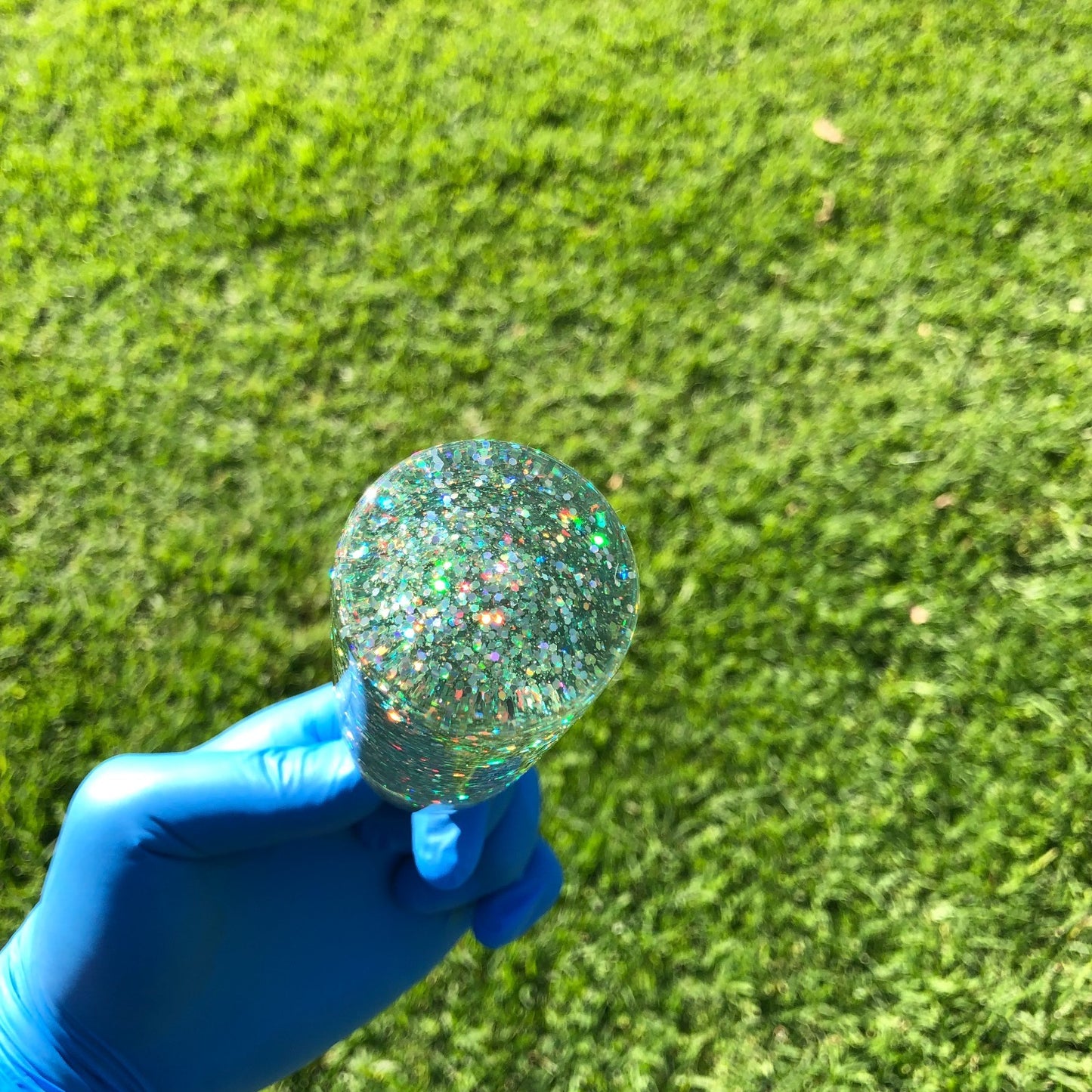 115mm Green Glitter Glitter