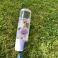 140mm Purple White Flower