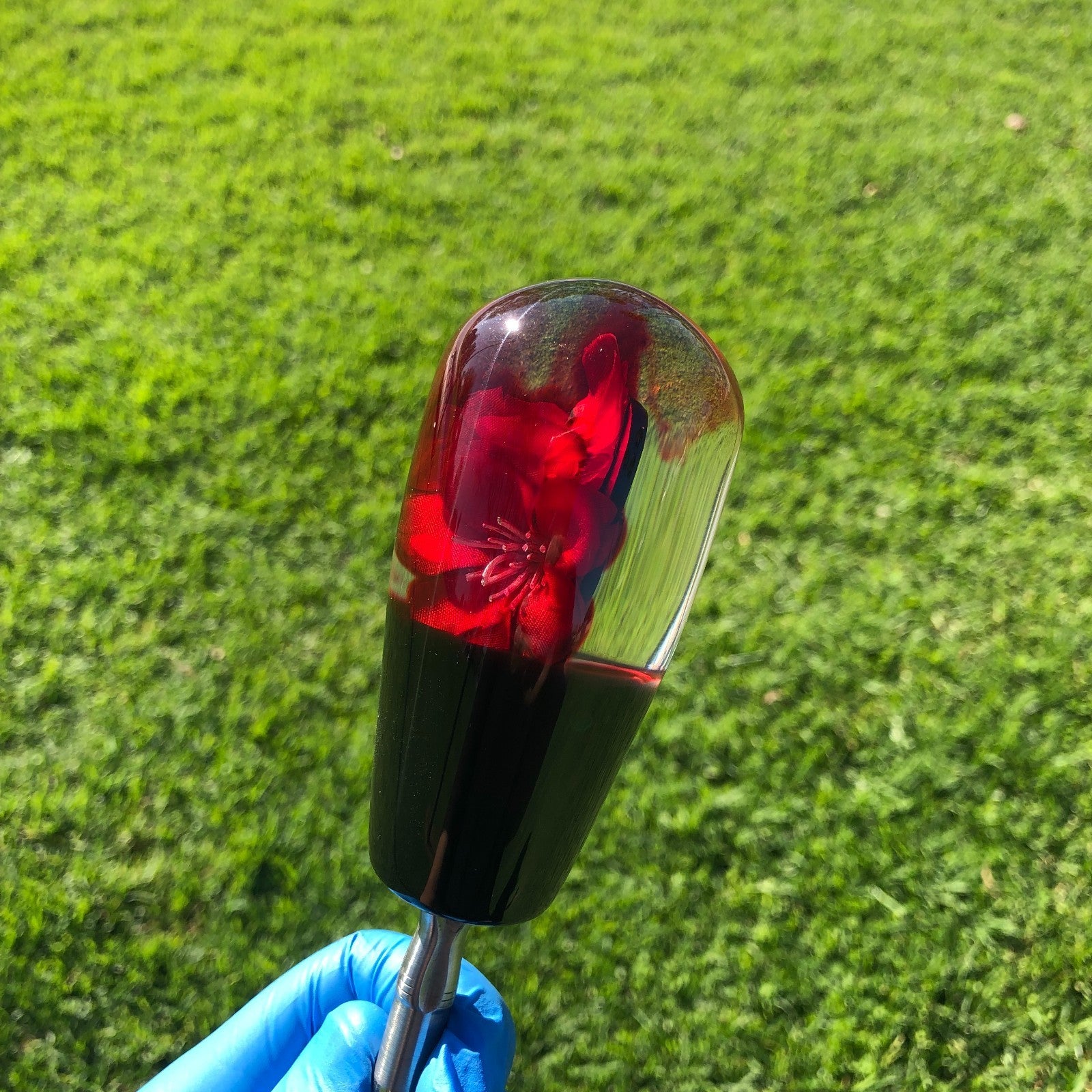 95mm Red Flower