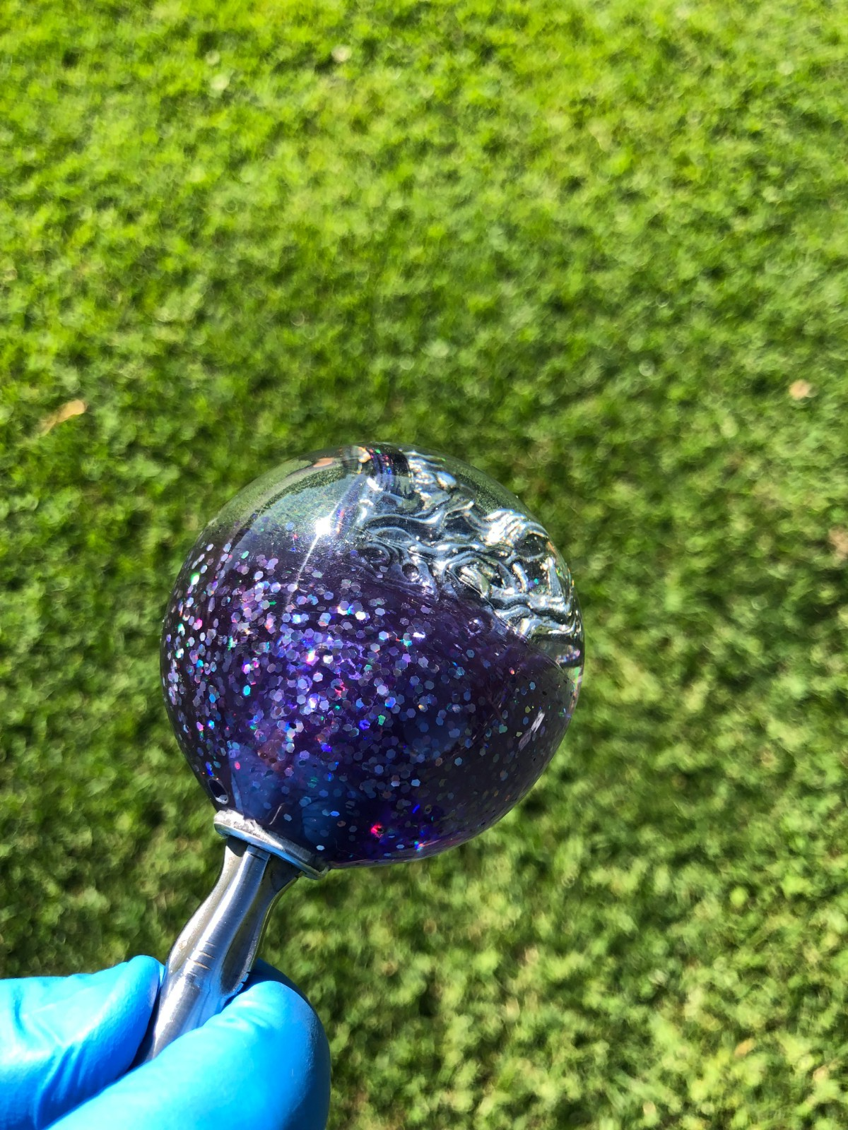 60mm Purple Oni Mask