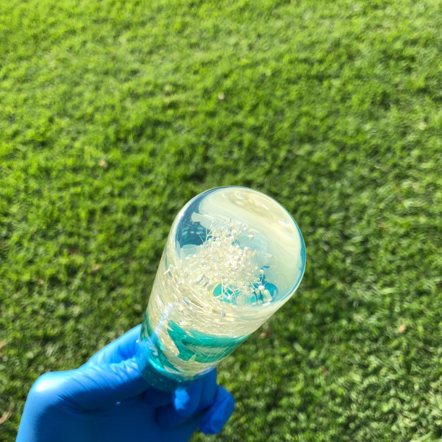 95mm Teal Flower