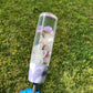140mm Purple White Flower