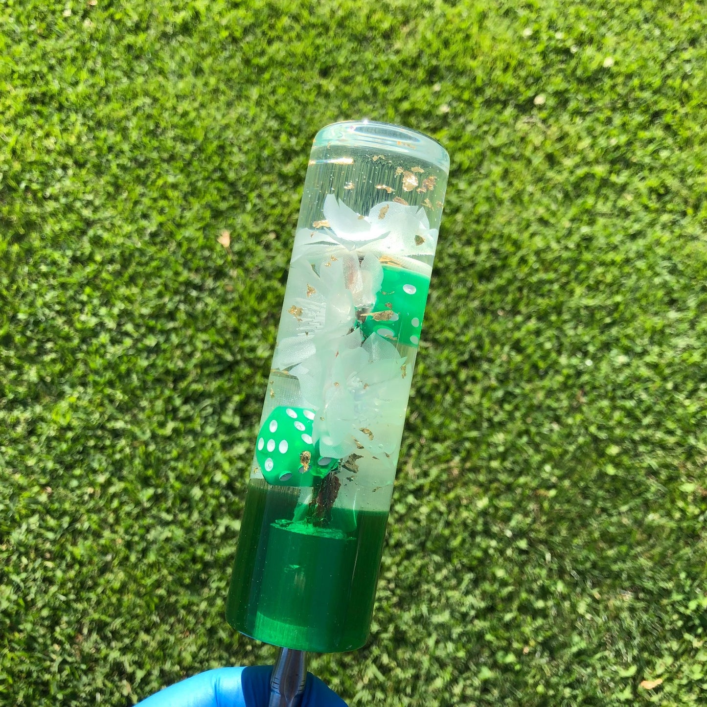 140mm Green Dice