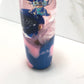 Mr__Grip 5 3/4 Inch Resin Custom Shift Knob stitch blue Pink Cherry Blossom #523