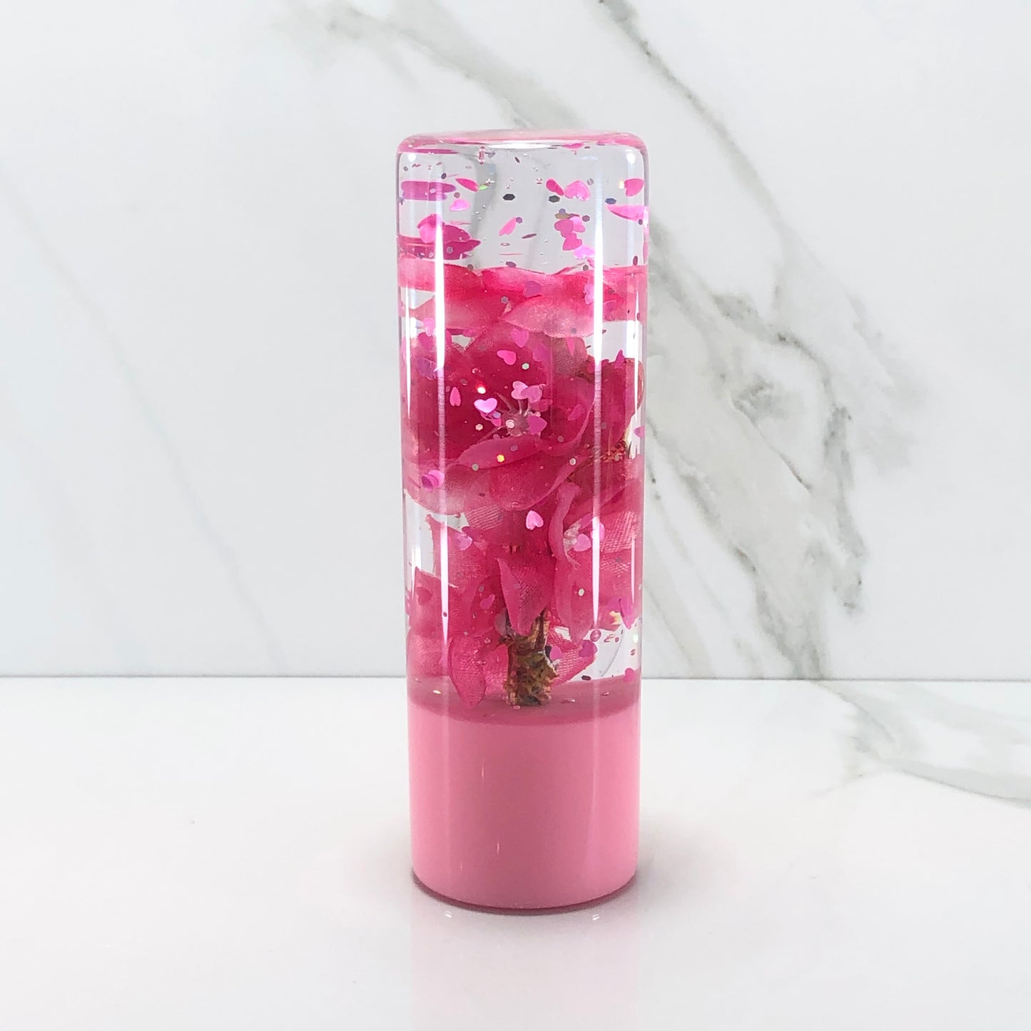Mr__Grip 4 1/2 inch resin light pink cherry blossom Kirby