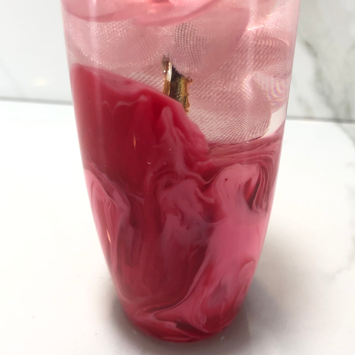 Mr__Grip Resin Shift Knob 115mm Light Pink Blossom joystick