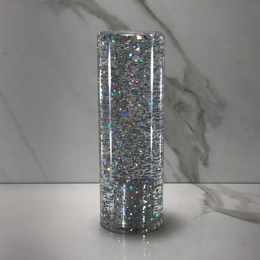 Mr__Grip Resin Shift Knob 115mm Silver Holographic Flakes