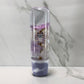 Mr__Grip 5 3/4 Inch Resin Custom Shift Knob Angel purple & white Cherry Blossom #524