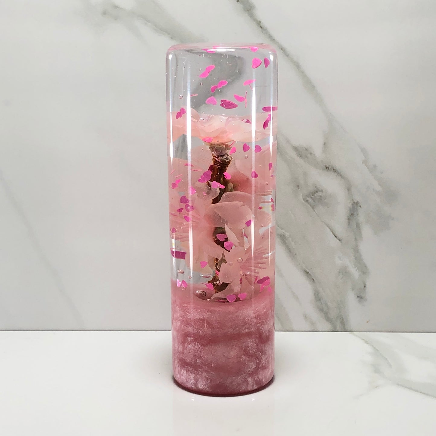 Mr__Grip 5 1/2 Inch Resin Custom Shift Knob Pink Cherry Blossom  JDM