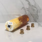 Mr__Grip 4 1/2 Inch Resin Custom Shift Knob honey gold glitter white #377