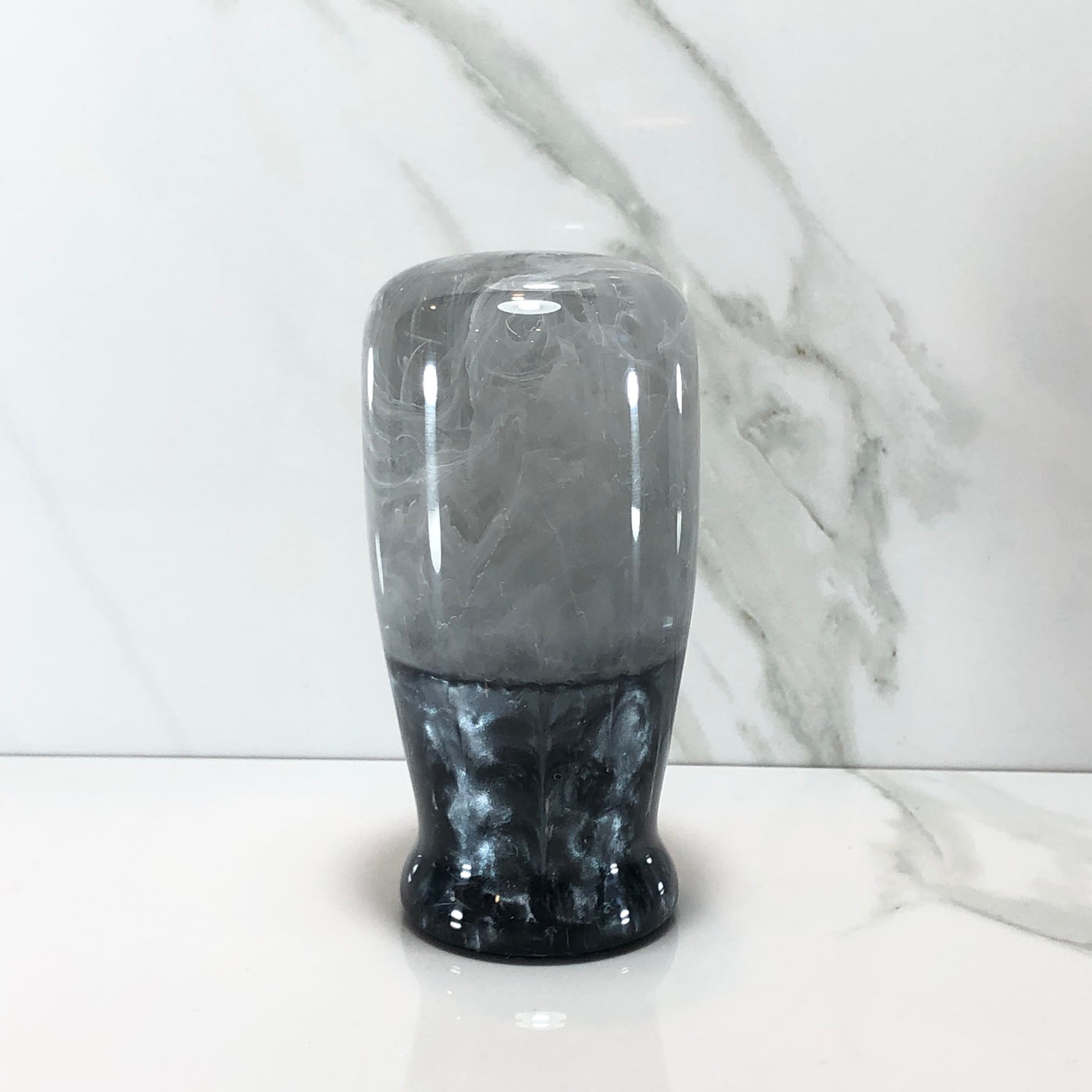 95mm White Resin Shift Knob — 3.5 in, 12mm x 1.25