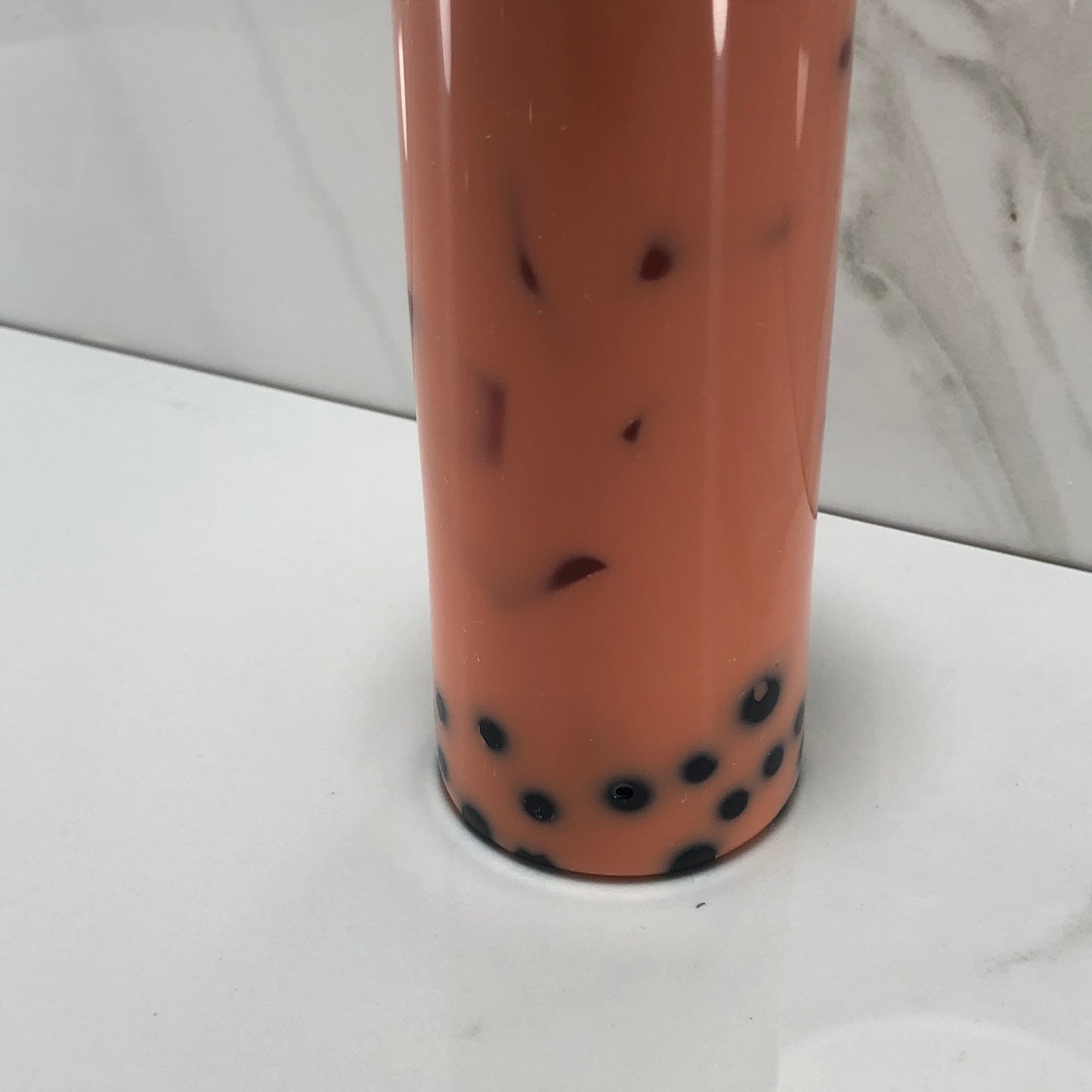 Mr__Grip 4 1/2 Inch Resin Custom Shift Knob Thai iced Tea with boba  JDM