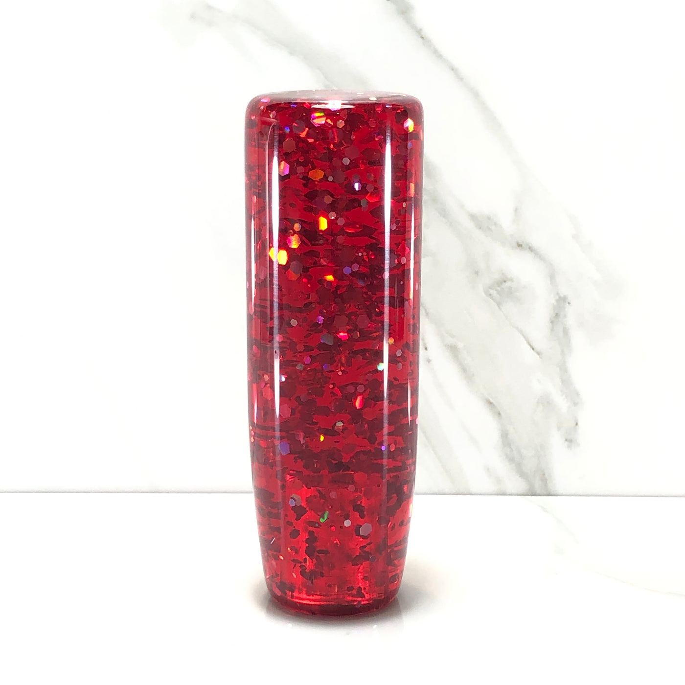115mm Red Joystick Resin Shift Knob — 4.5 in, 12mm x 1.25